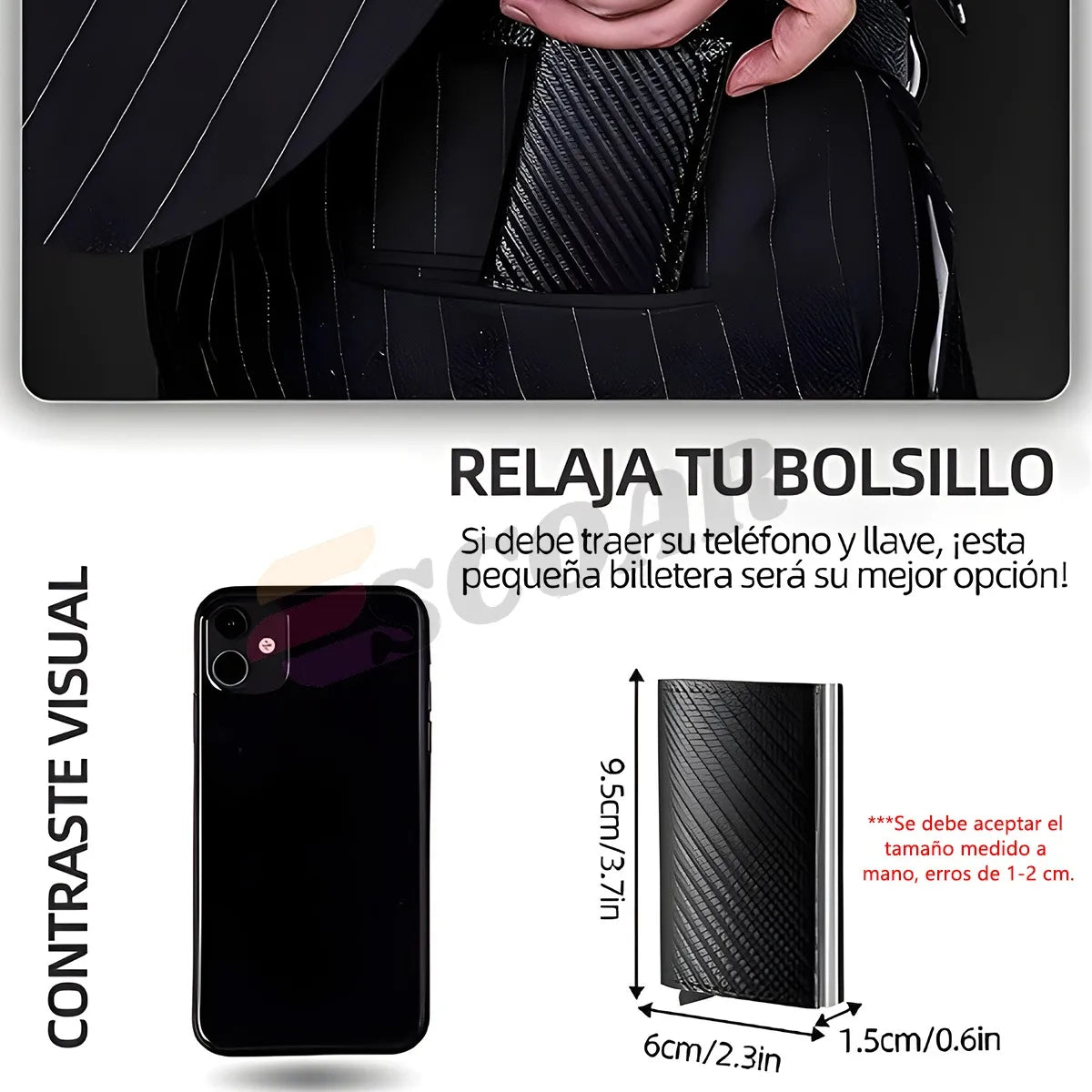 Tarjetero Anti-Clonación™ RFID LOCK