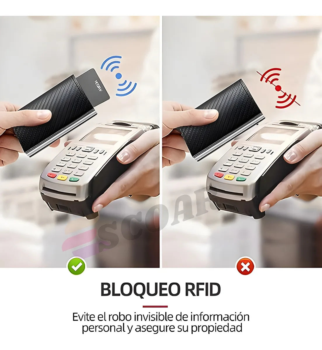 Tarjetero Anti-Clonación™ RFID LOCK